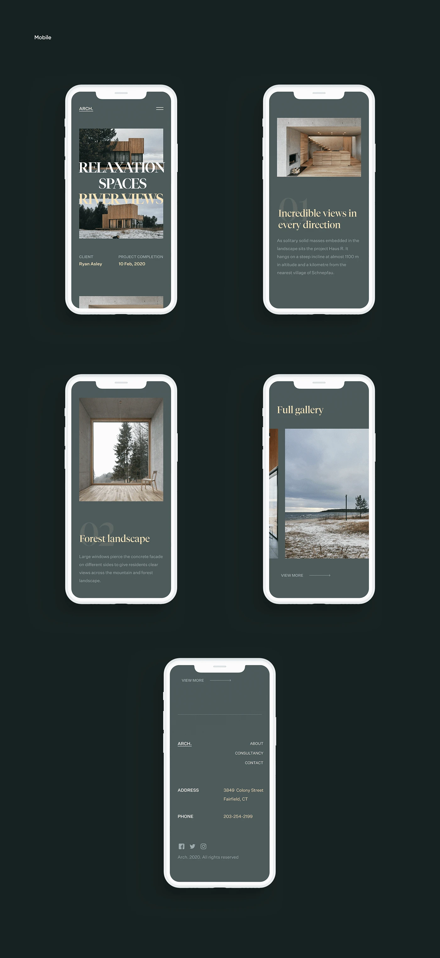 Mobile Responsive Screens