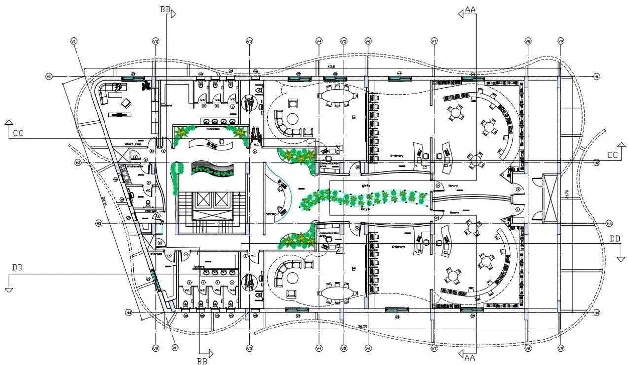 second floor plan