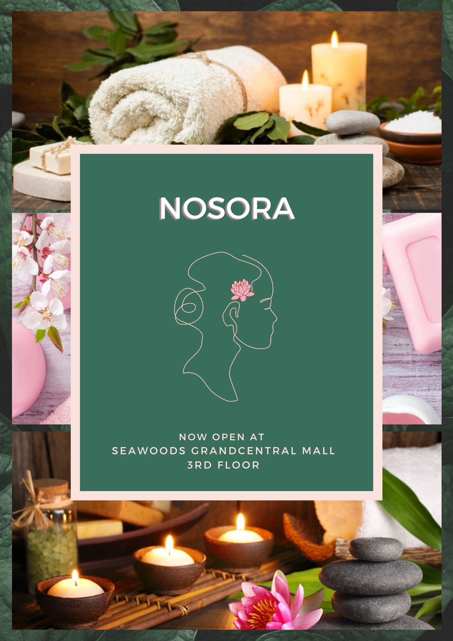 Cover design for a Spa brochure 