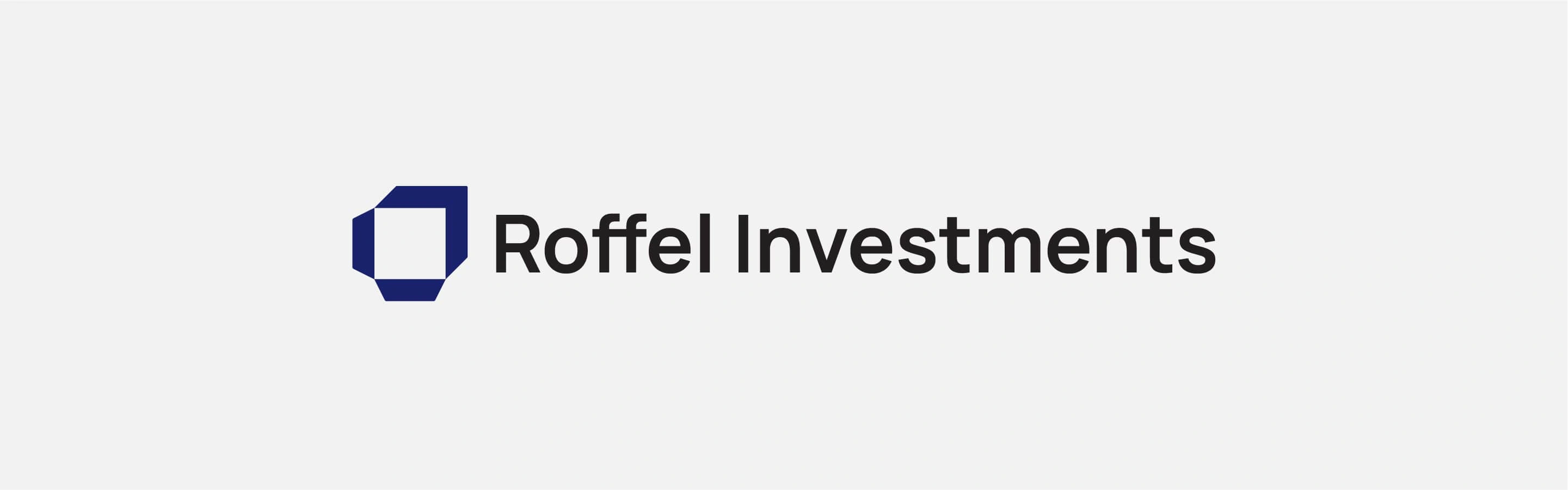 Roffel Invesment Horizontal Logo Layout