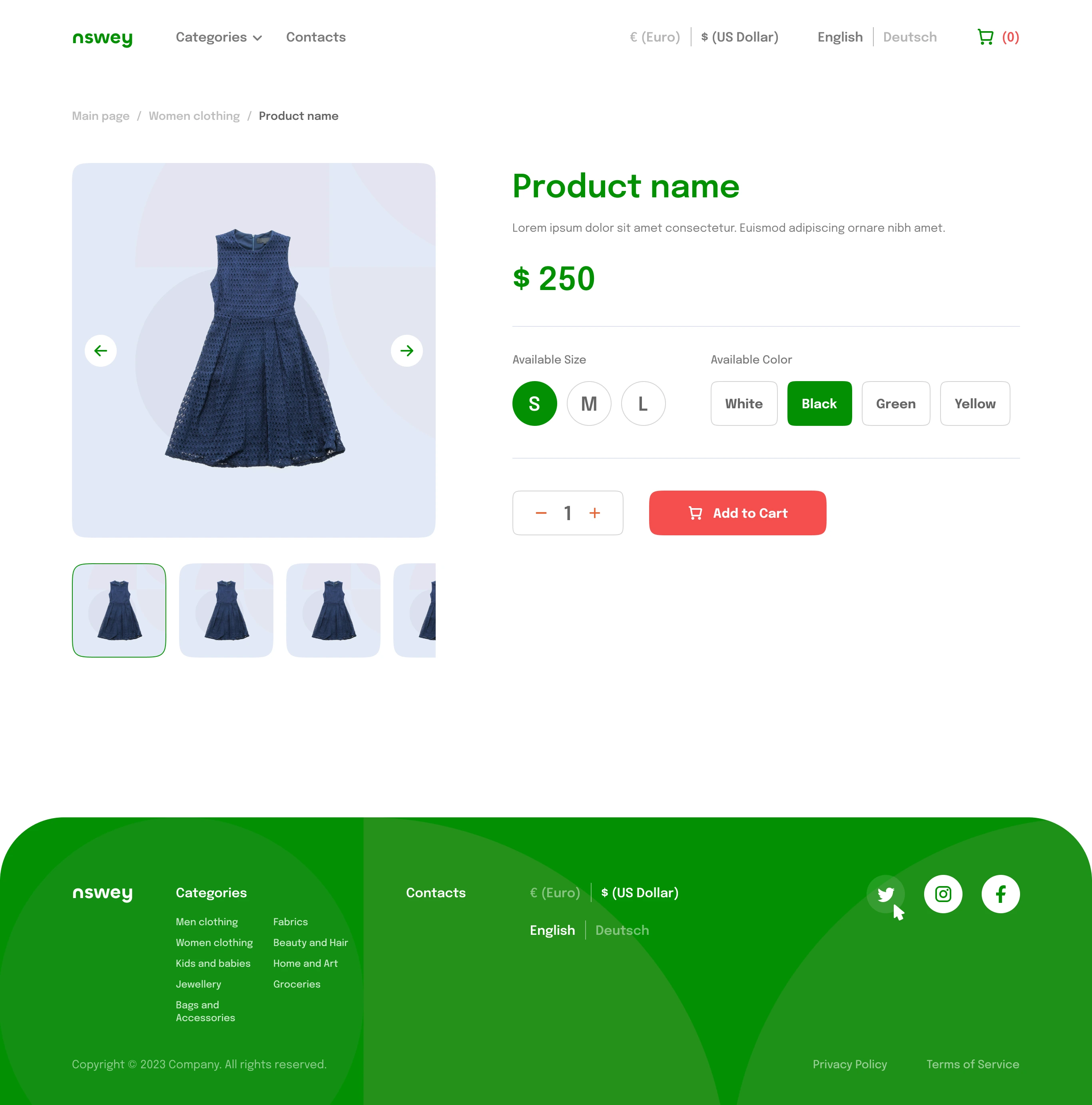 Product Page