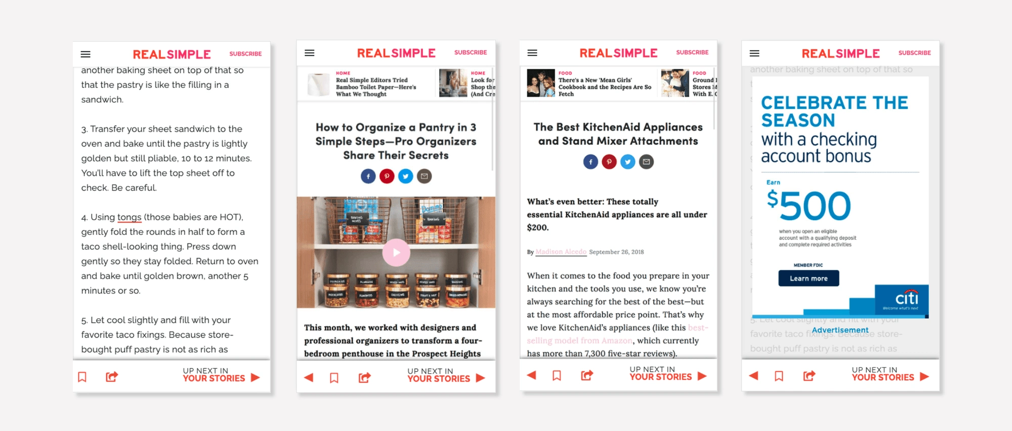 RealSimple Lead Generation UX