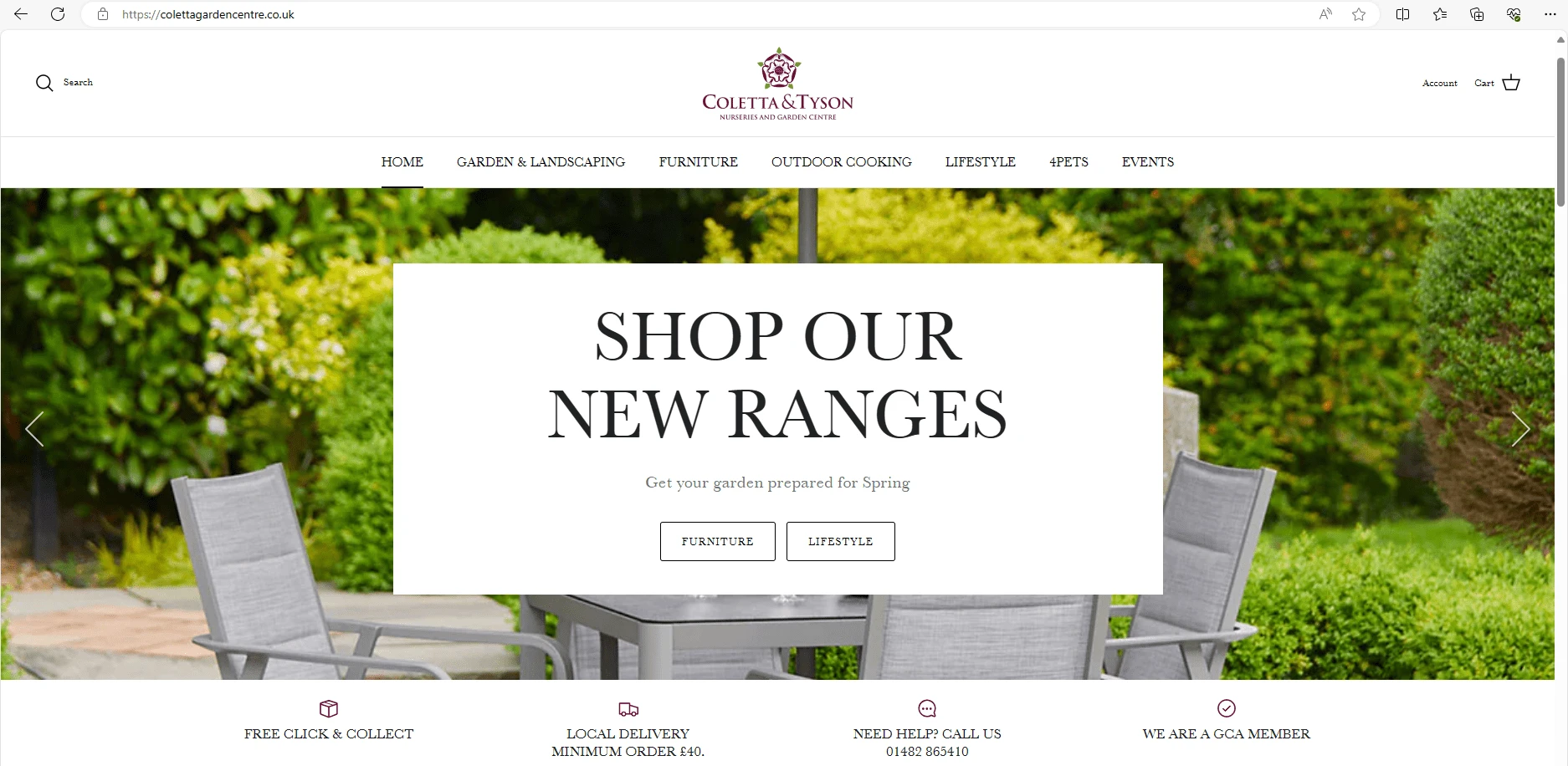 The new look web shop