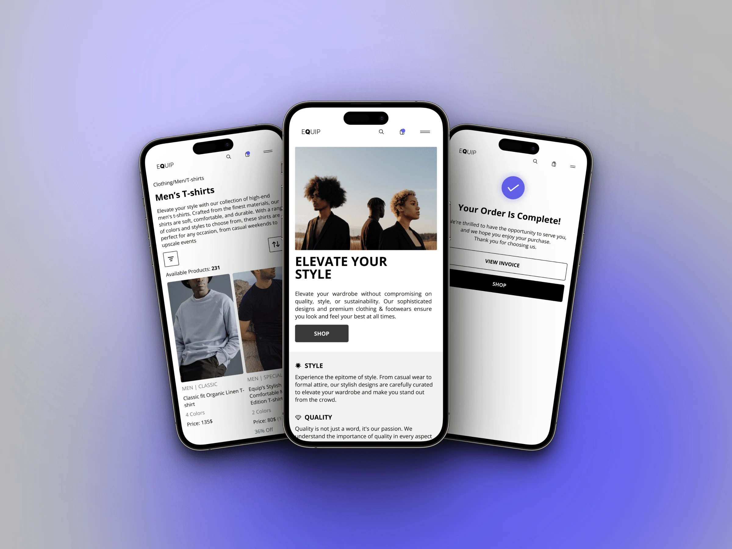 Showcasing design responsiveness in mobile screen