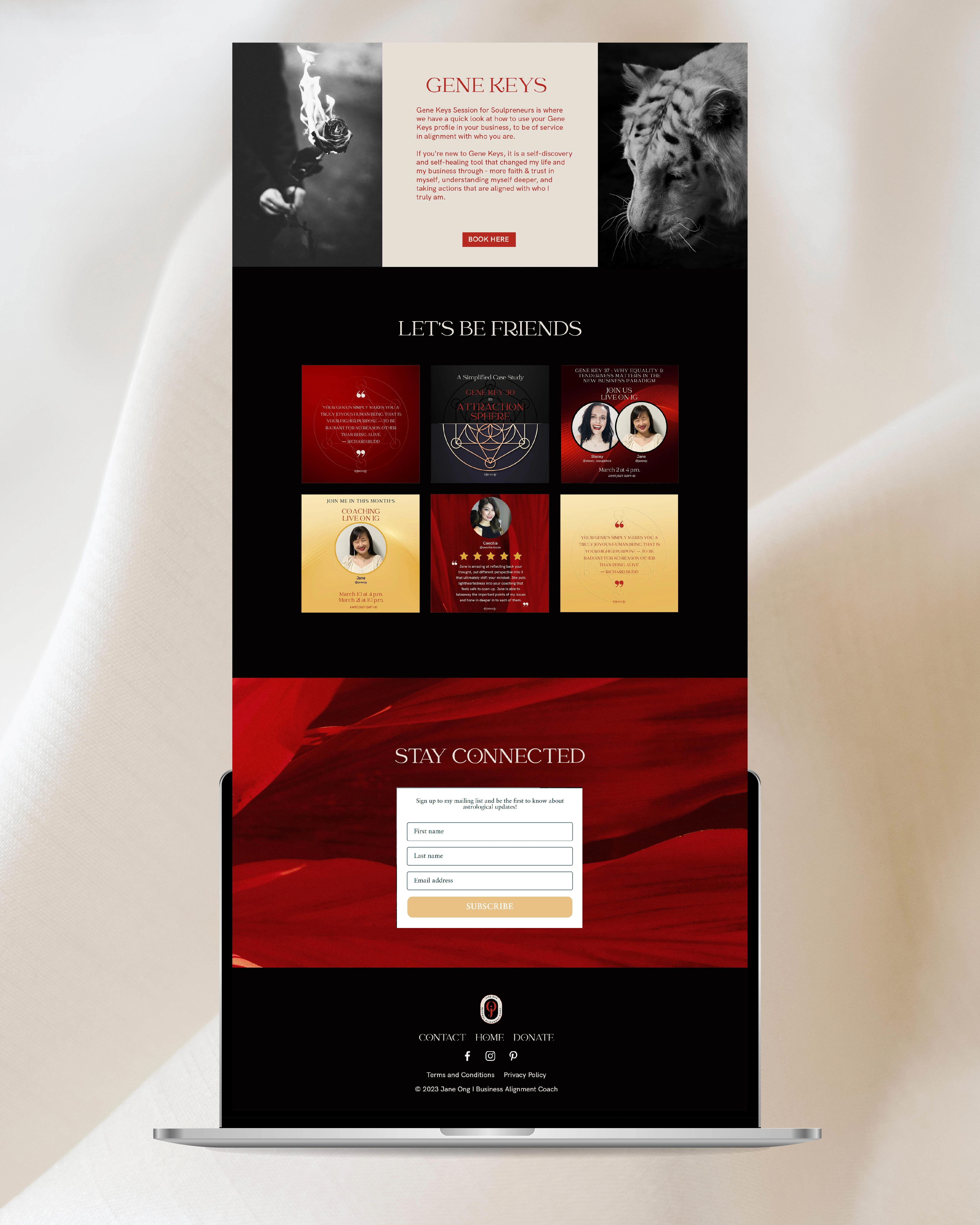 Website design art direction for homepage (part 2)