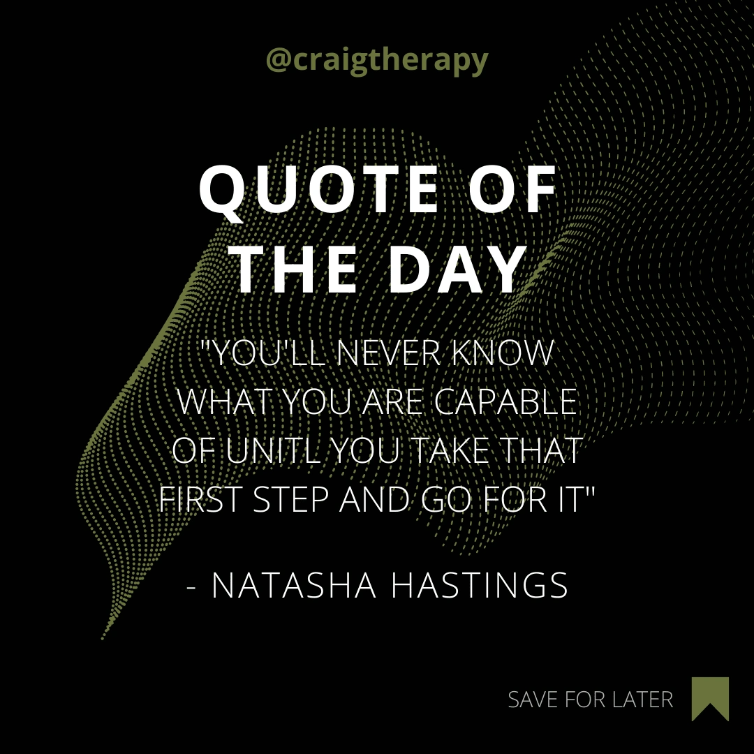 Quote of the day for @craigtherapy