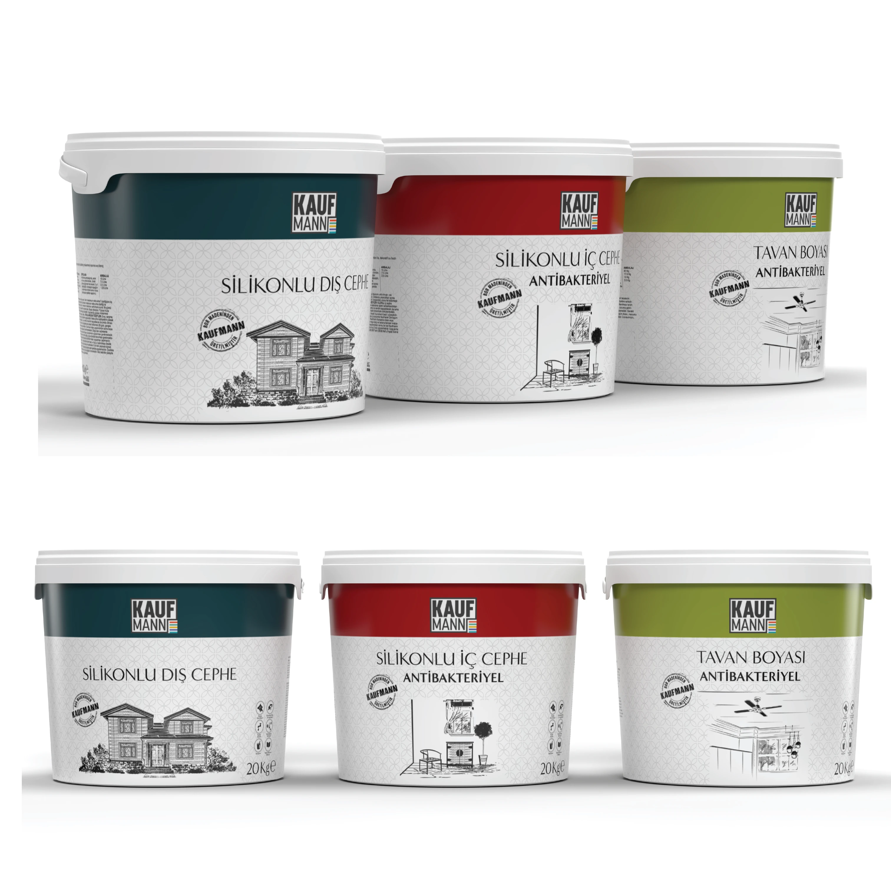 Packaging Designs for Wall Paints