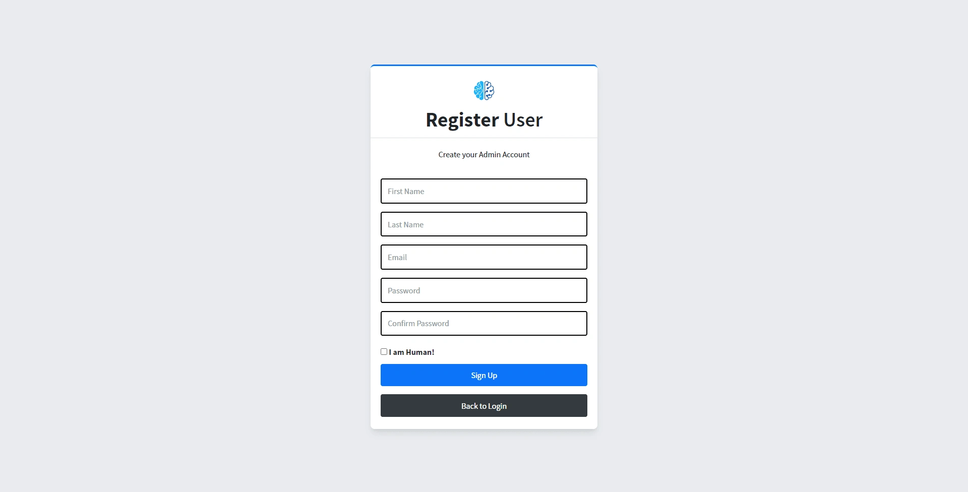 Super Admin Registration (Only one can register)