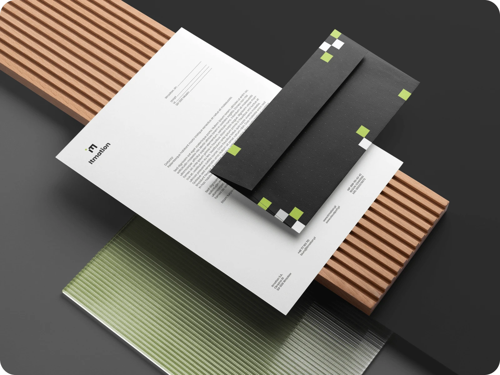 Corporate identity materials