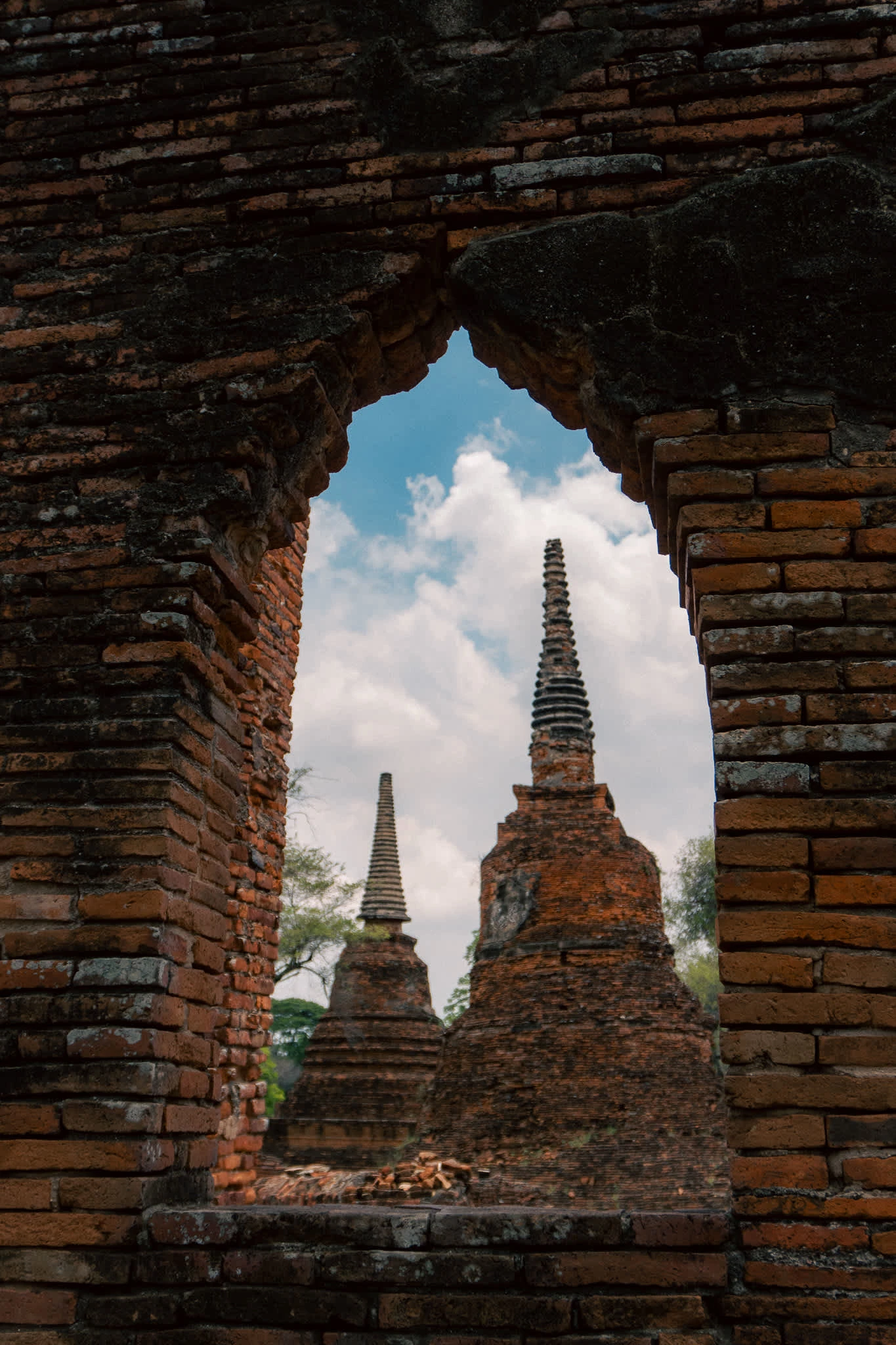 Through the ruins of Ayutthaya, Thailand