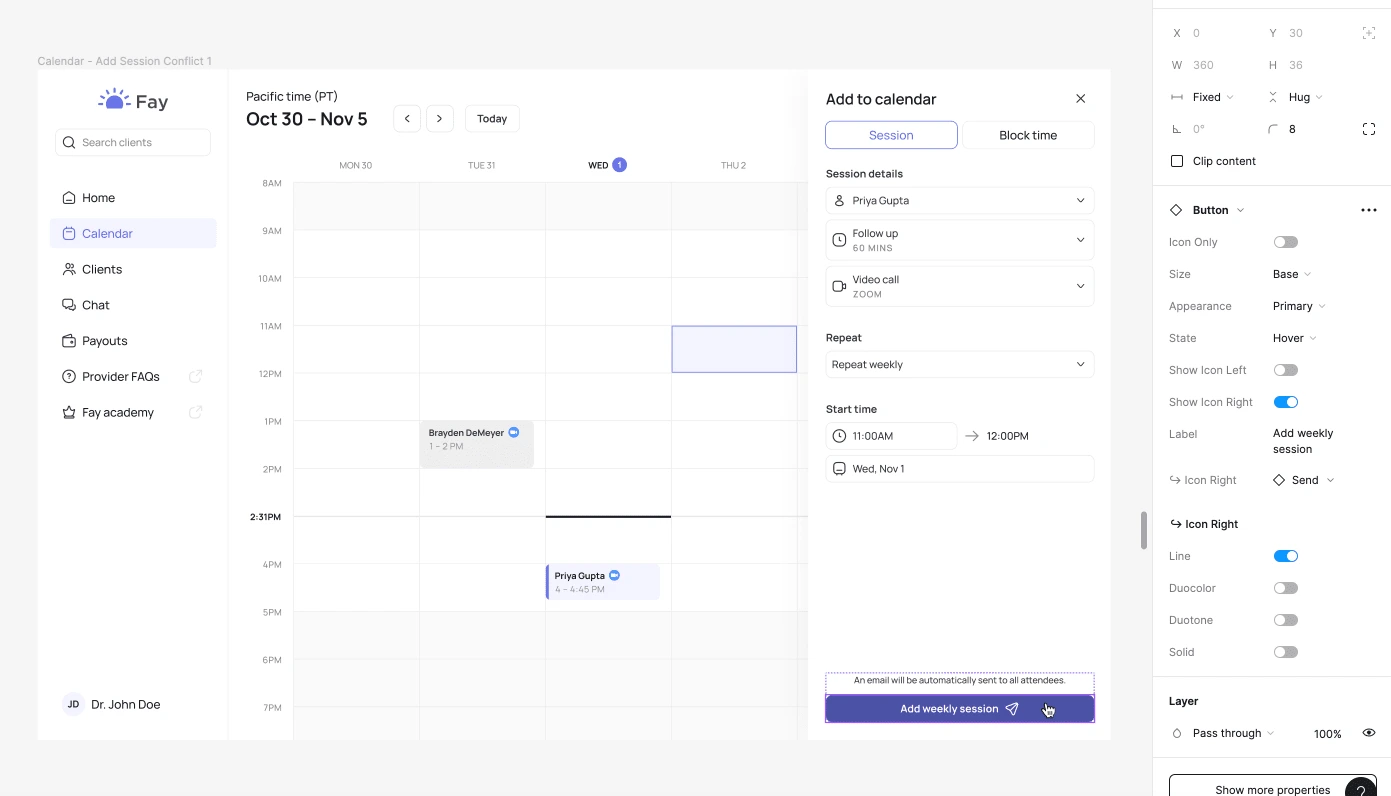 Demonstrating the way components are setup. Everything is componentized here.