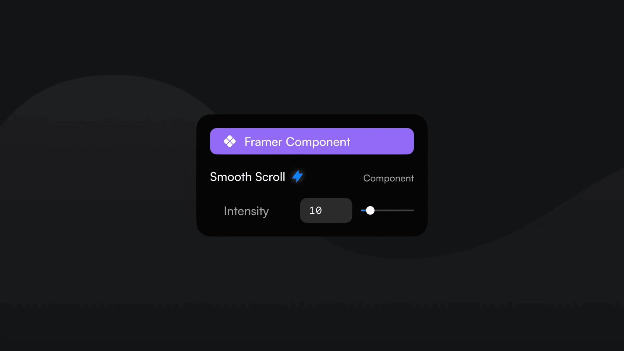 Smooth Scroll Effect in Framer