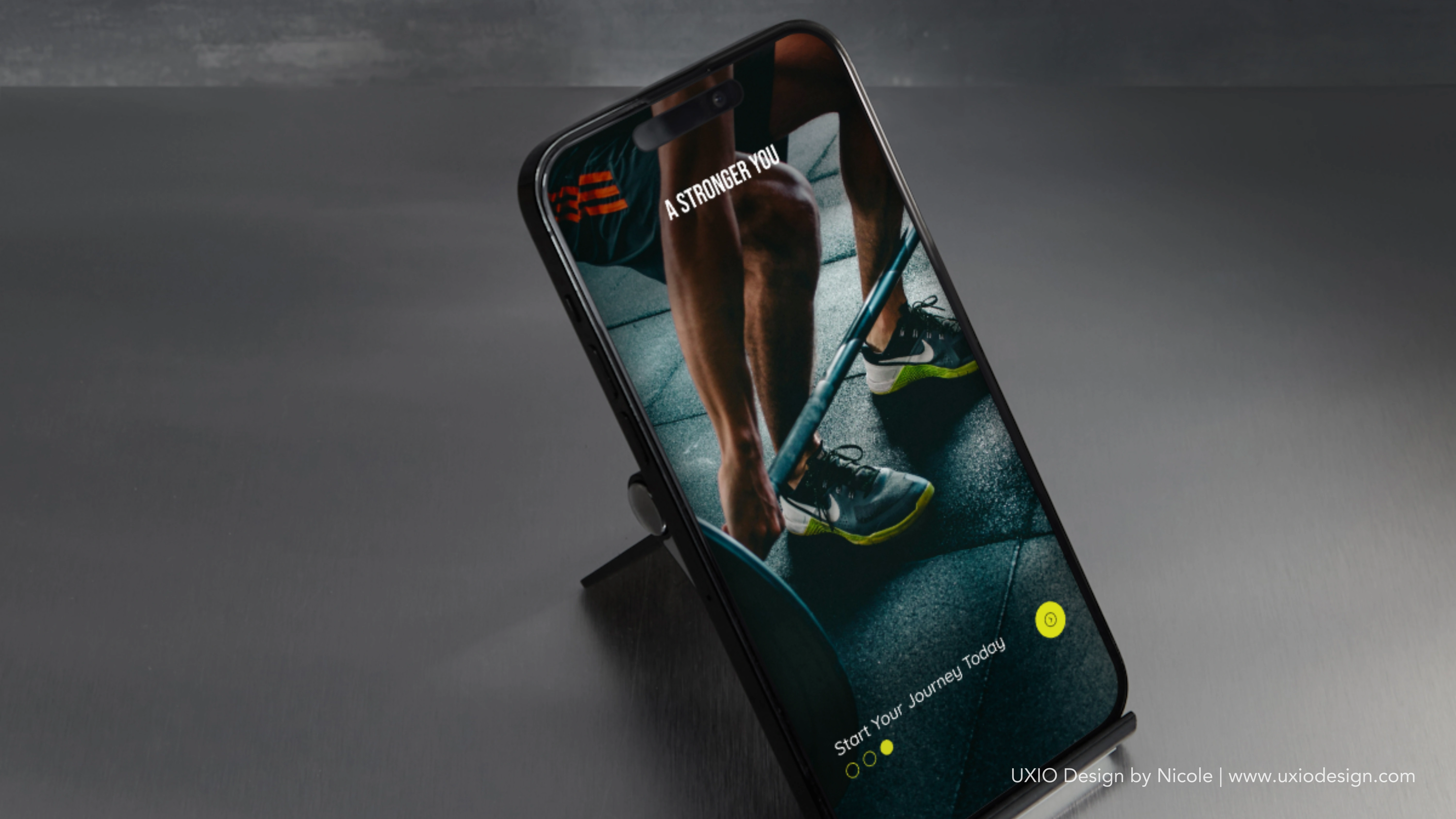 Fitness App Onboarding Screen