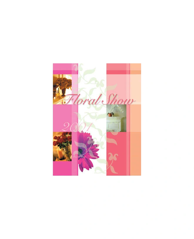 Floral show brochure design