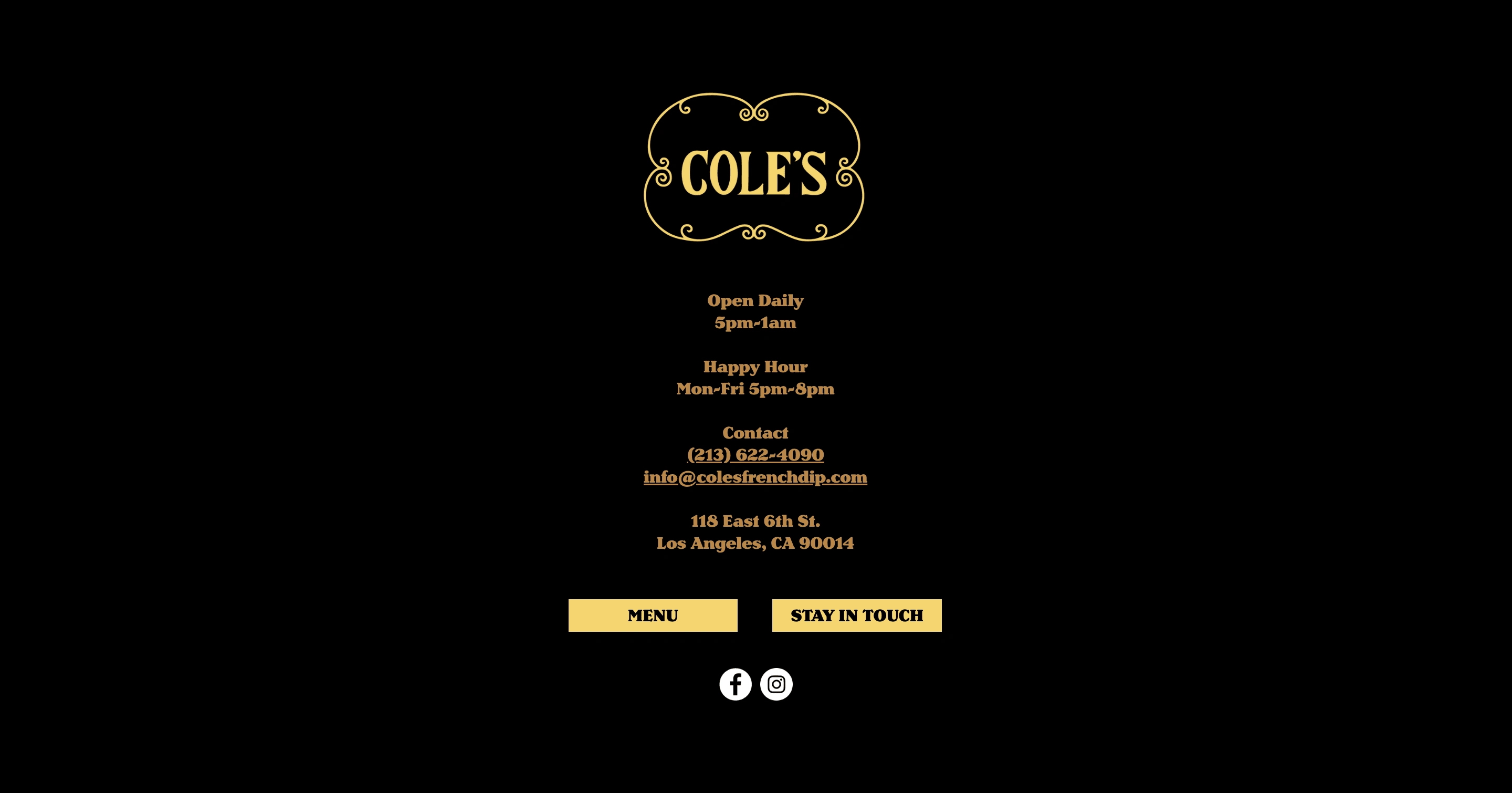 Cole's old website