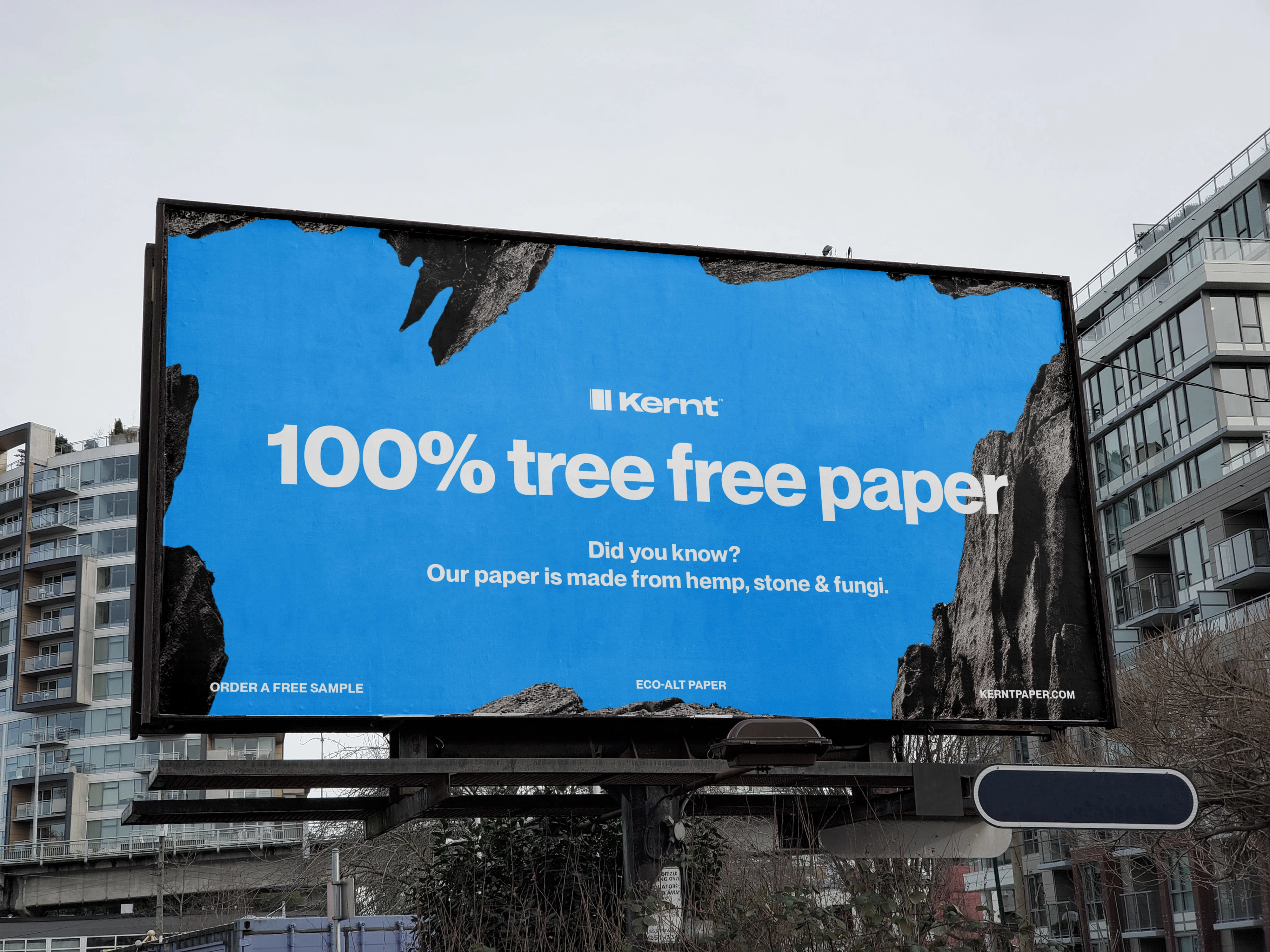 100% Tree Free Paper Billboard