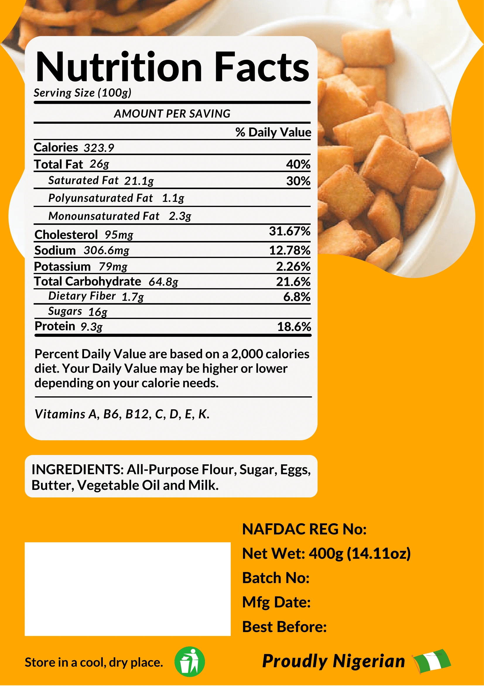 Product Label - BACK