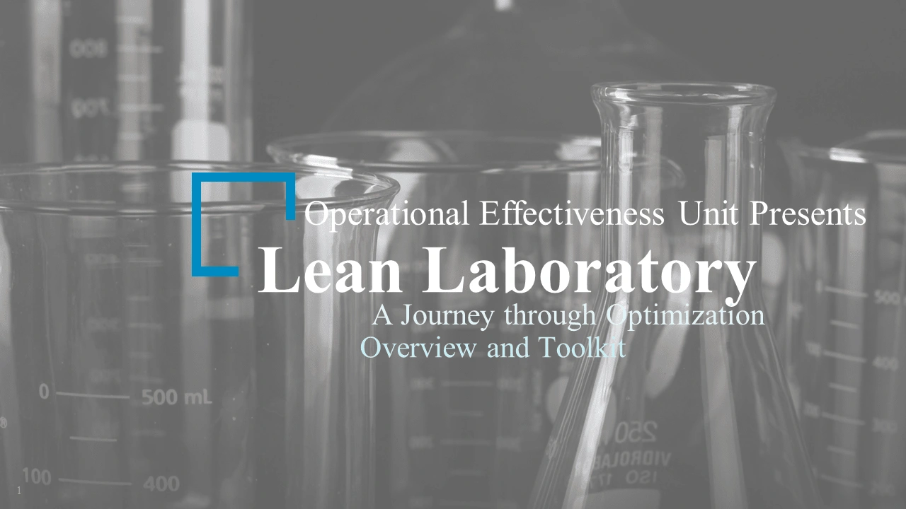 Training for applying Lean process improvement in a Laboratory setting