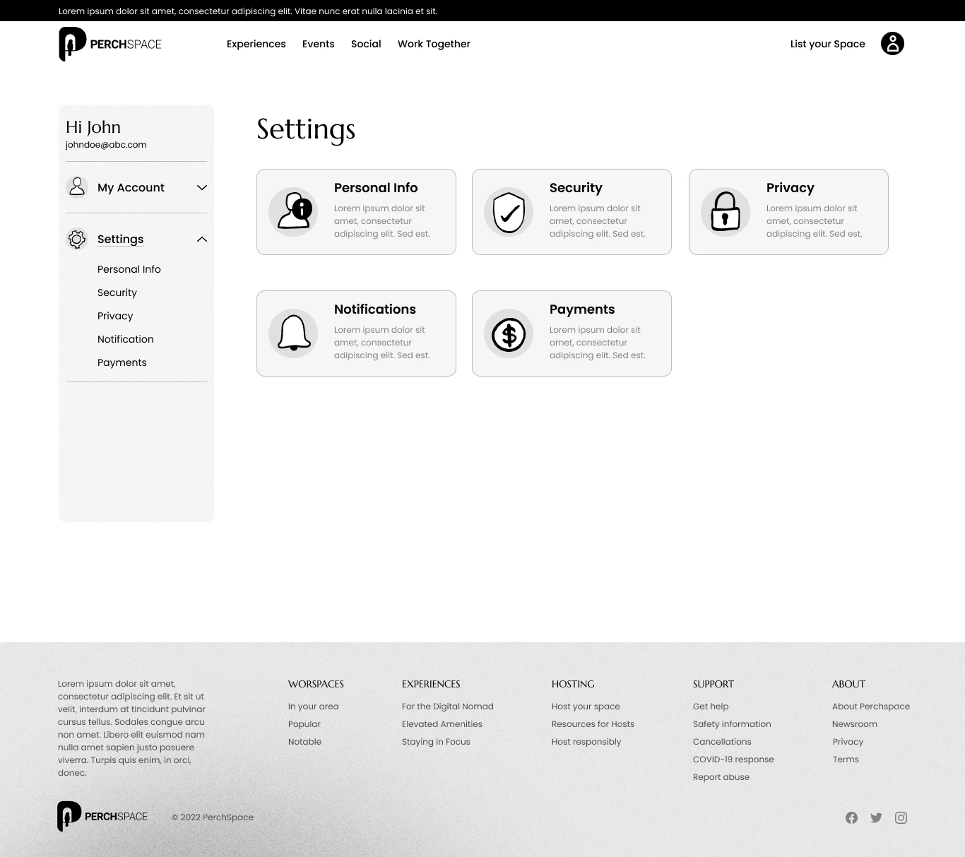 User Dashboard