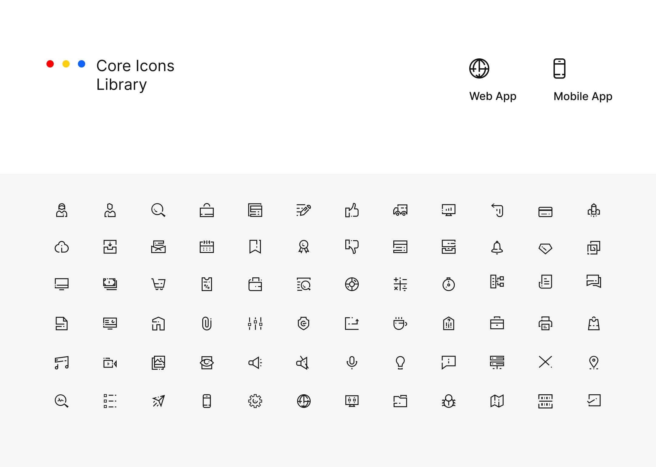 Core Icon Library