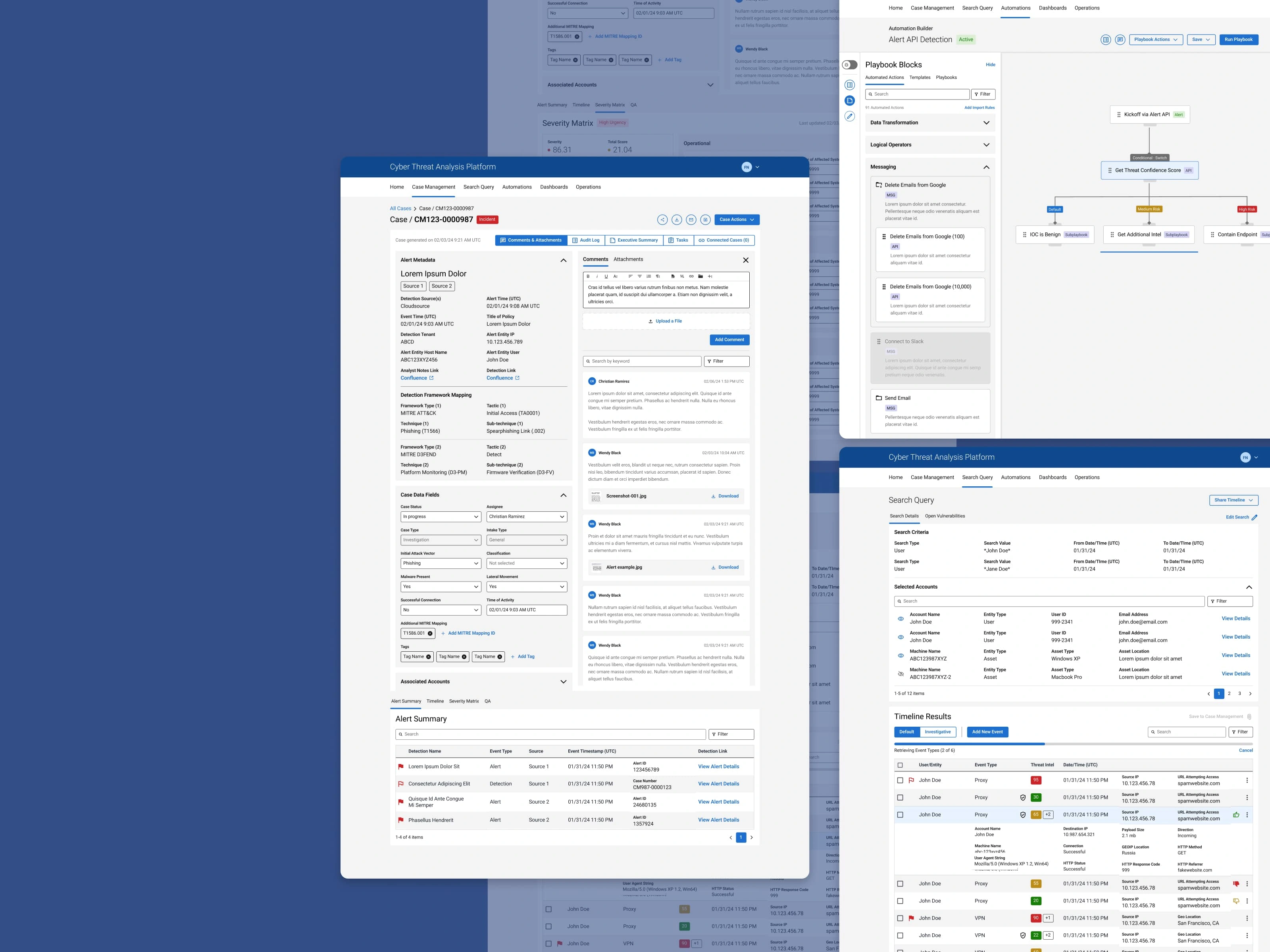 Reimagined analysis and response experience