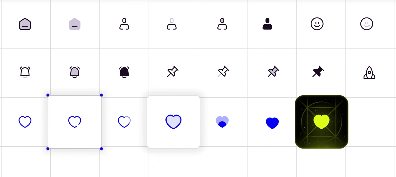 Icons Grid