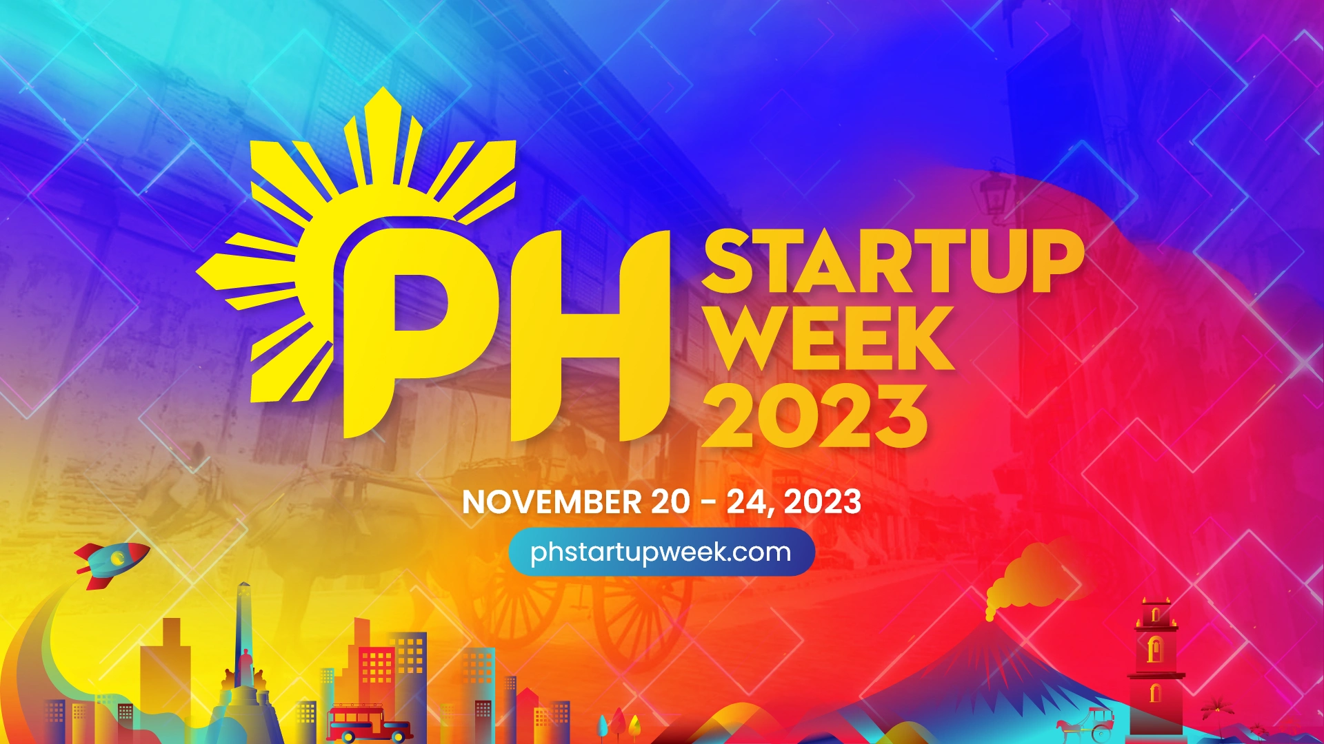 Official Key Visual for Philippine Startup Week 2023