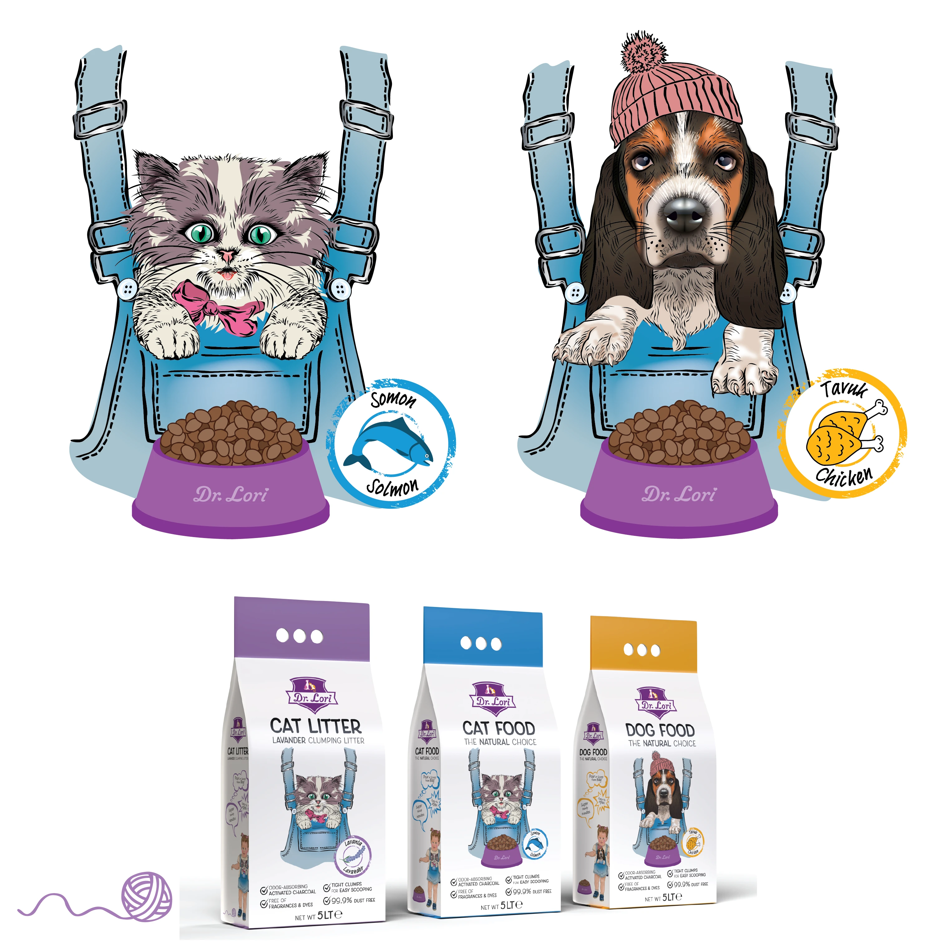 Vector Illustration For the Pet Brand