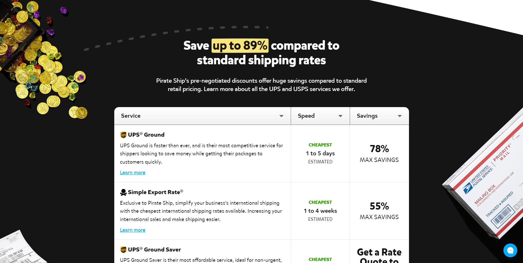 Pricing Table