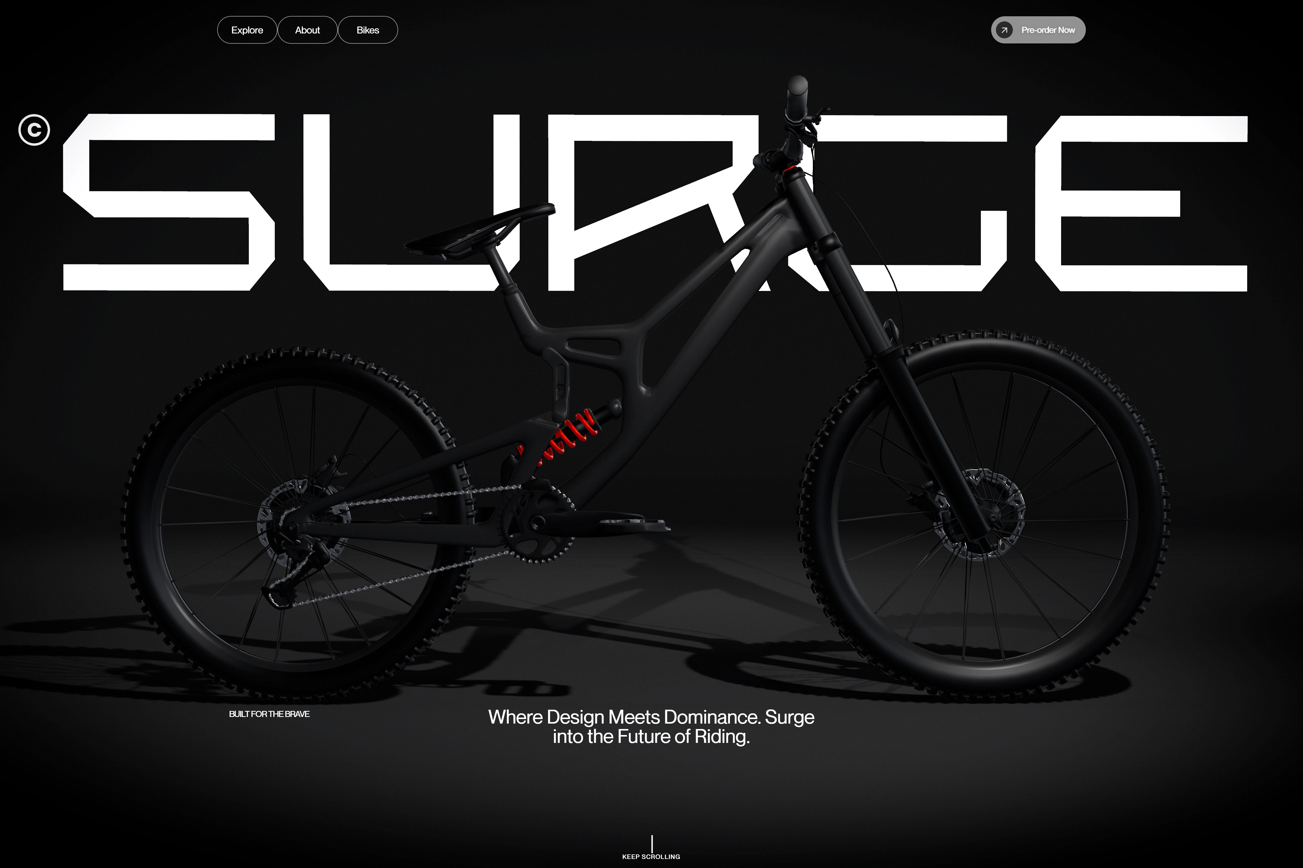 Surge - Interactive 3D Product Website