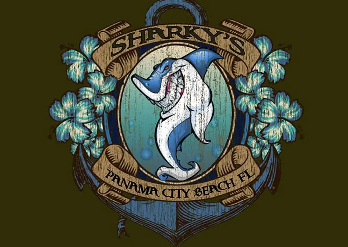 Sharky's Restaurant Graphic - 2003