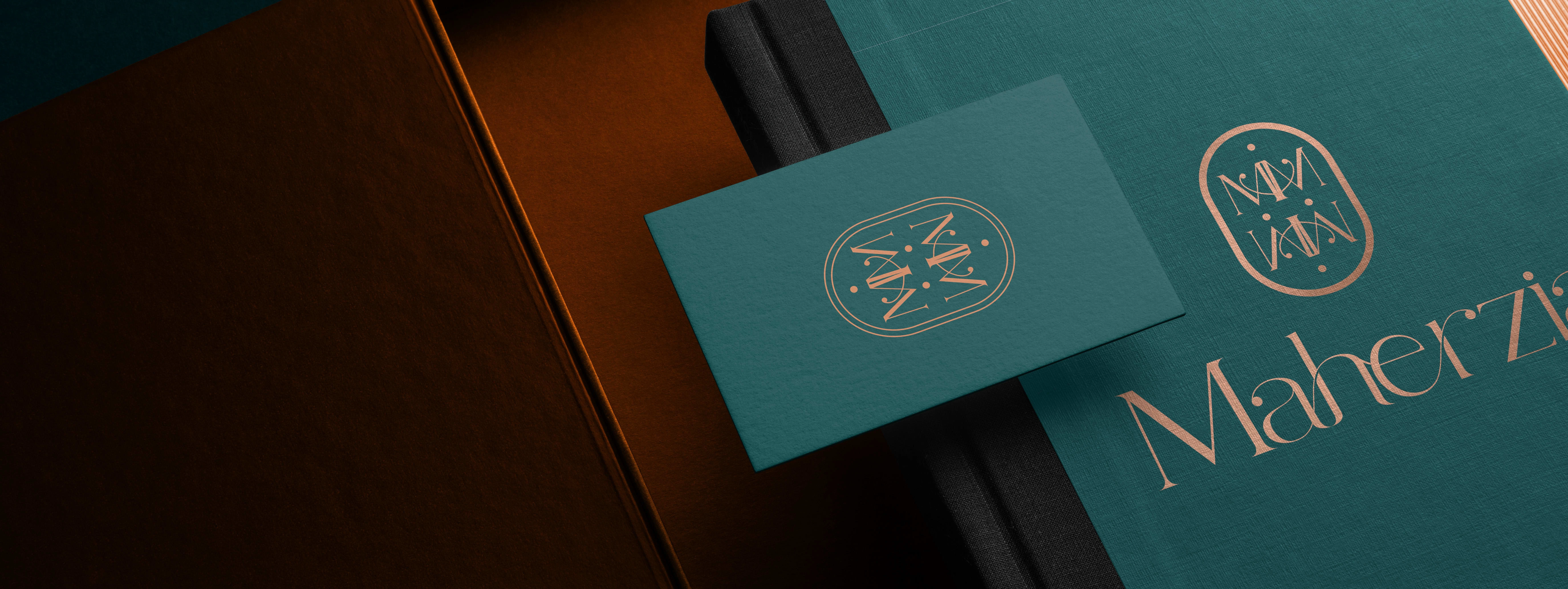 Business cards designed for Maherzia