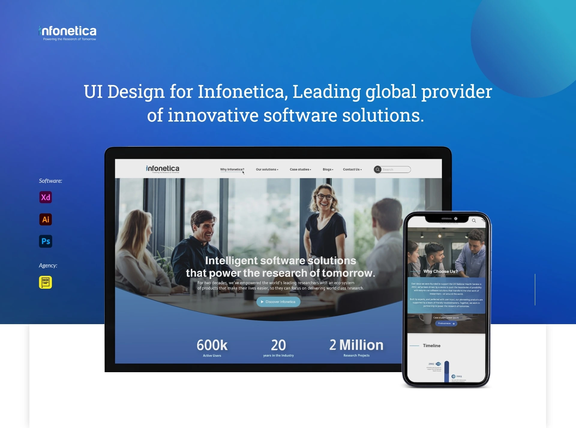 Website screen - Desktop & Mobile view