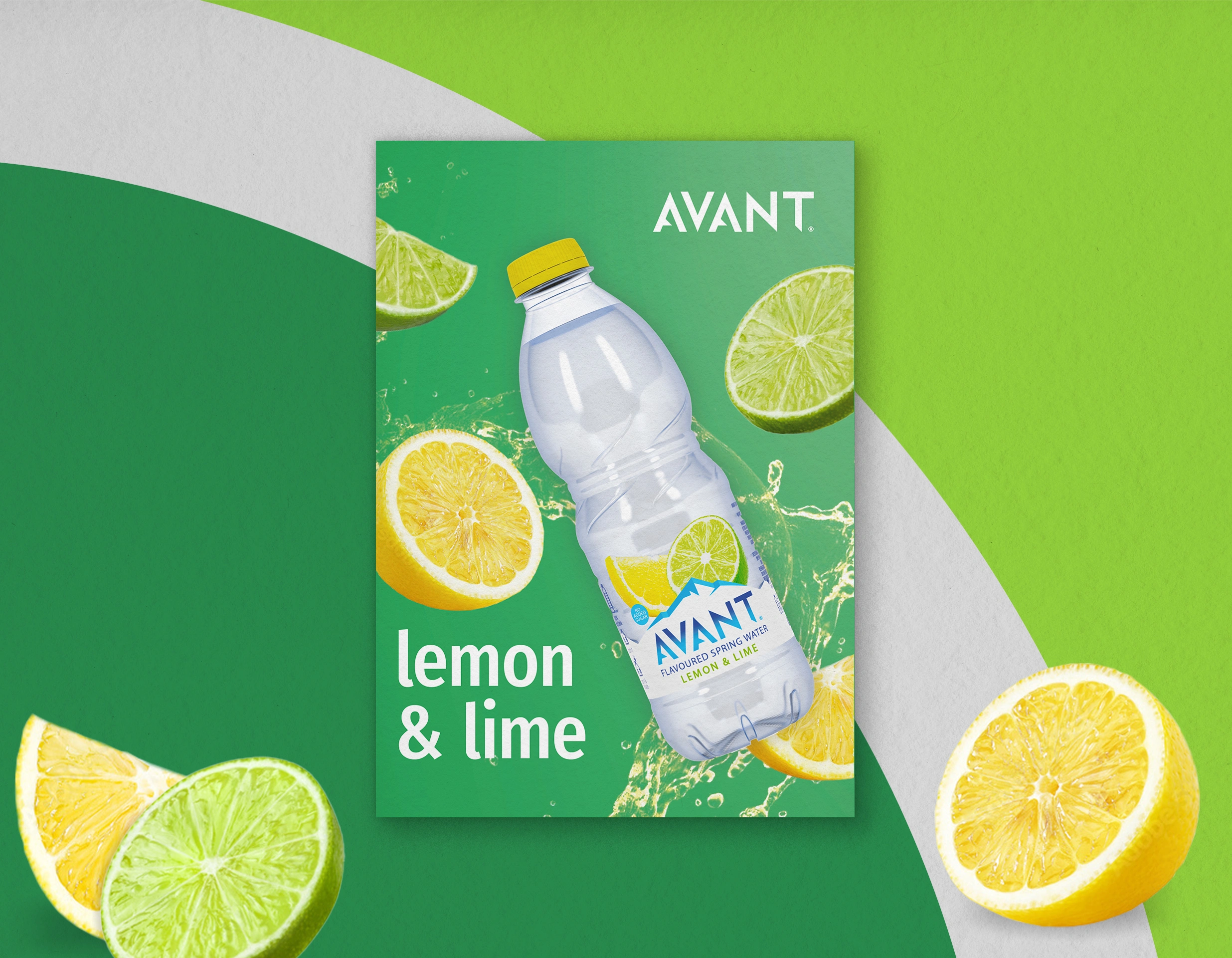 Avant Flavoured Spring Water Lemon & Lime