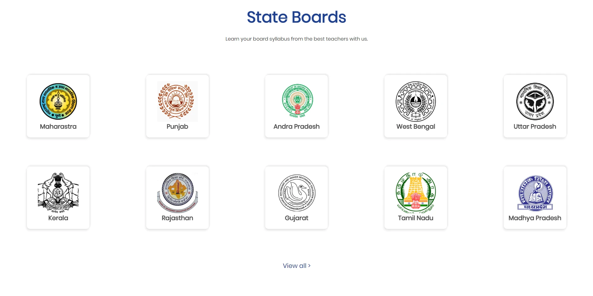 Educational boards section