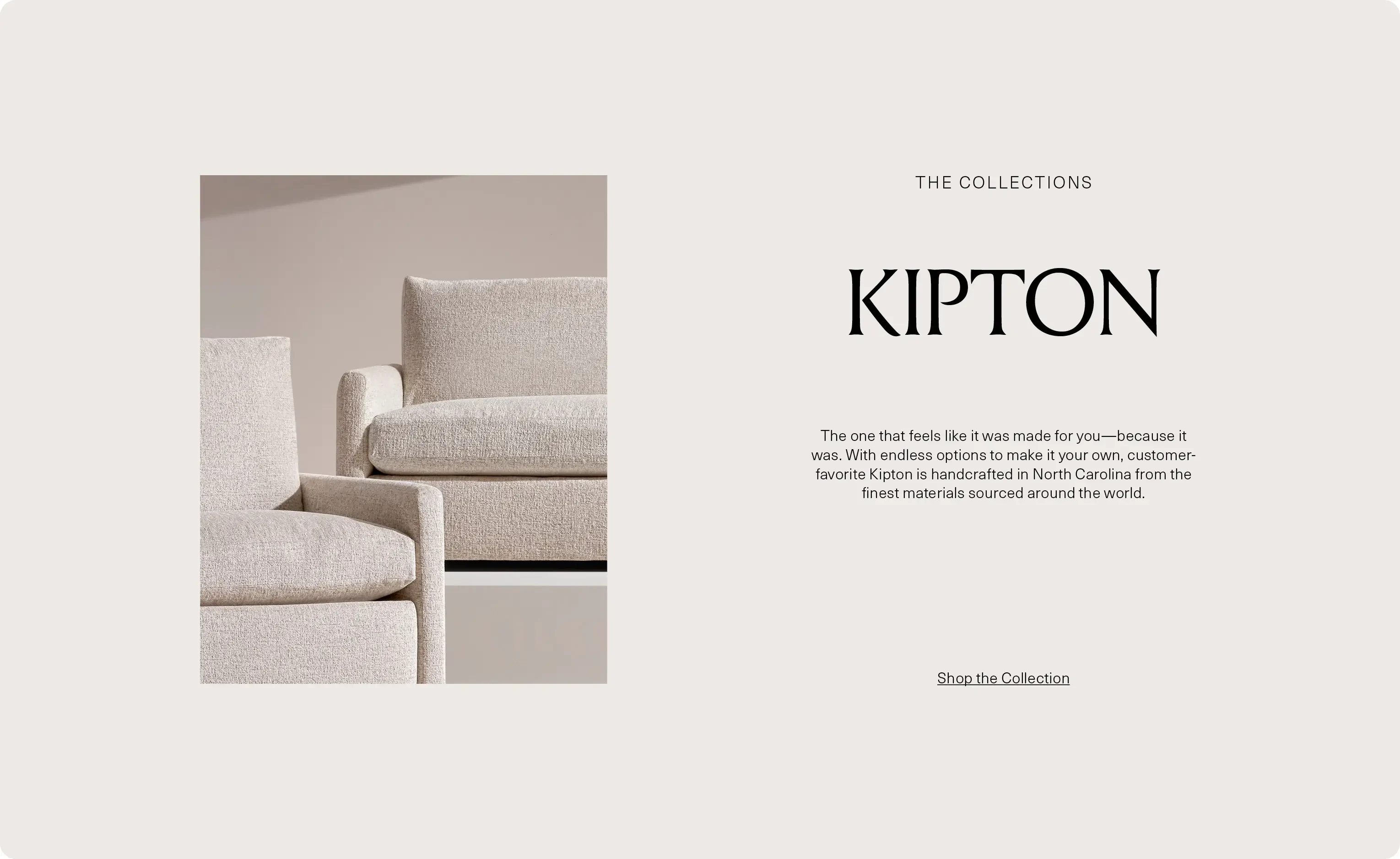 Section—Shop the Collection