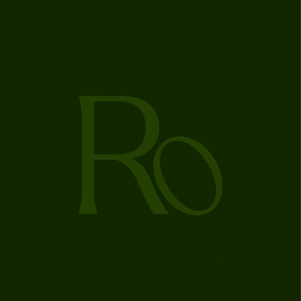 Taking from the main logo for the brand, the "Ro" can be used as an icon, favicon, or for future product branding