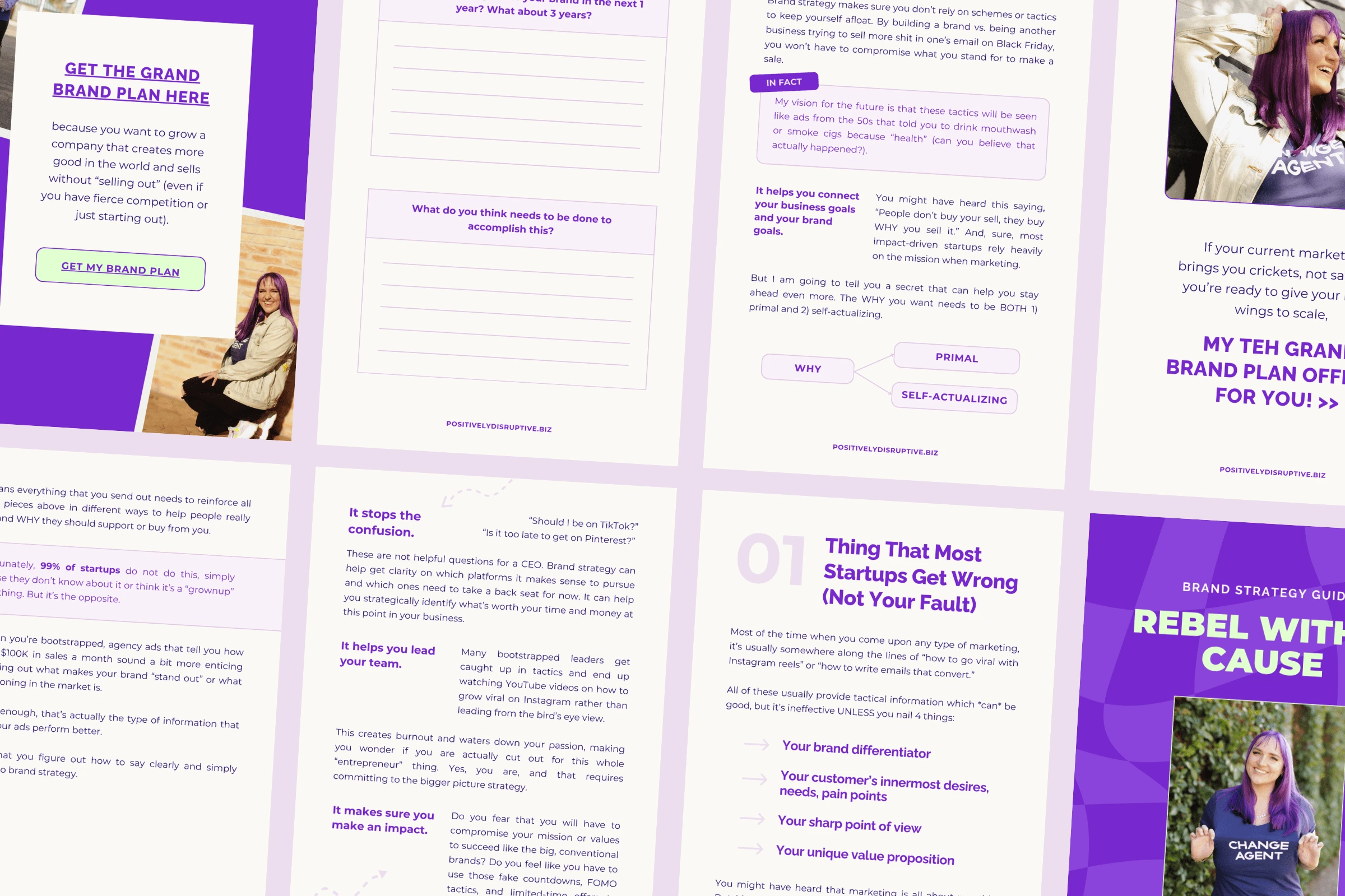 eBook Design for a Brand Marketing Consultancy: Interior Page Layouts