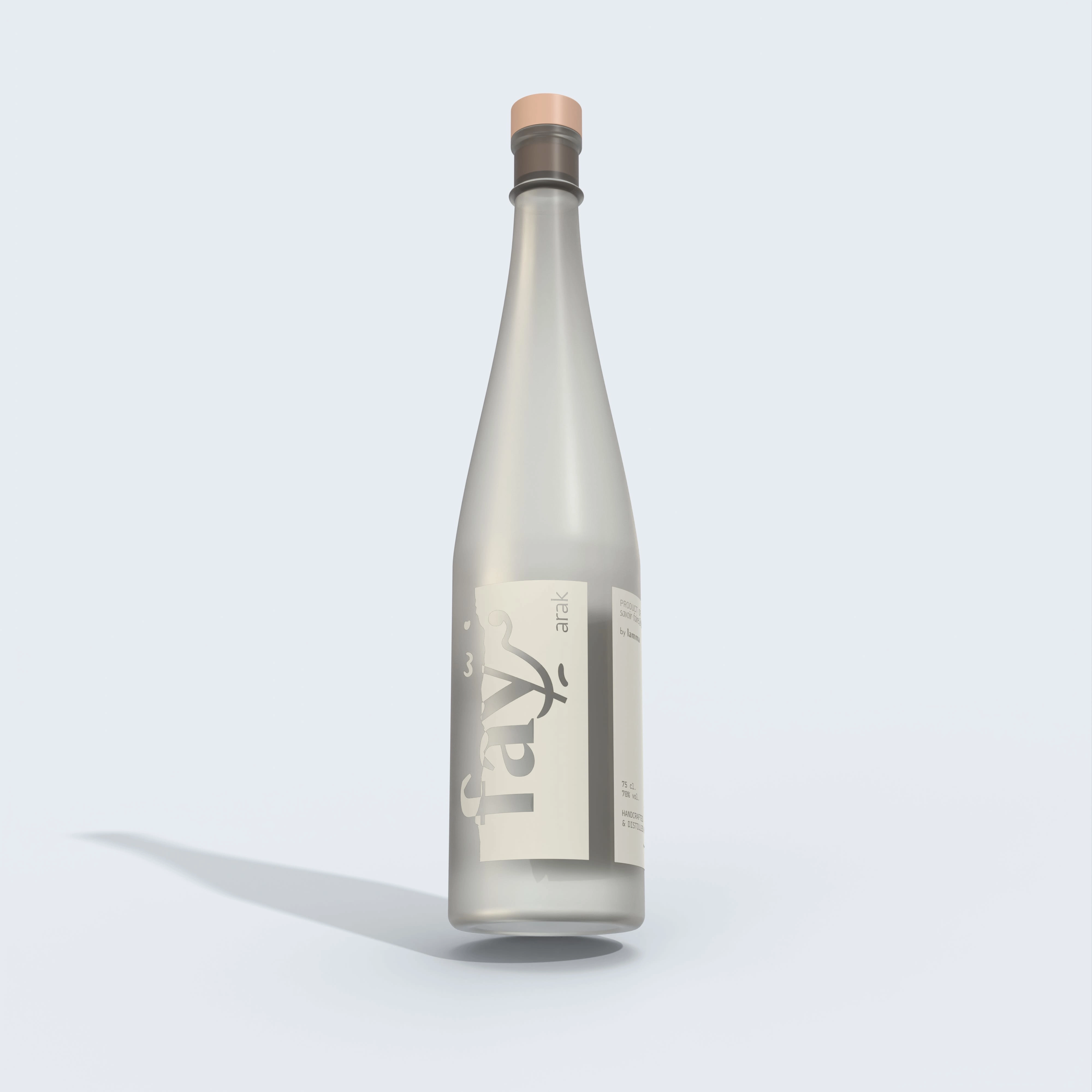 Bottle mockup of FAY فيّ by LAMMA لمّا