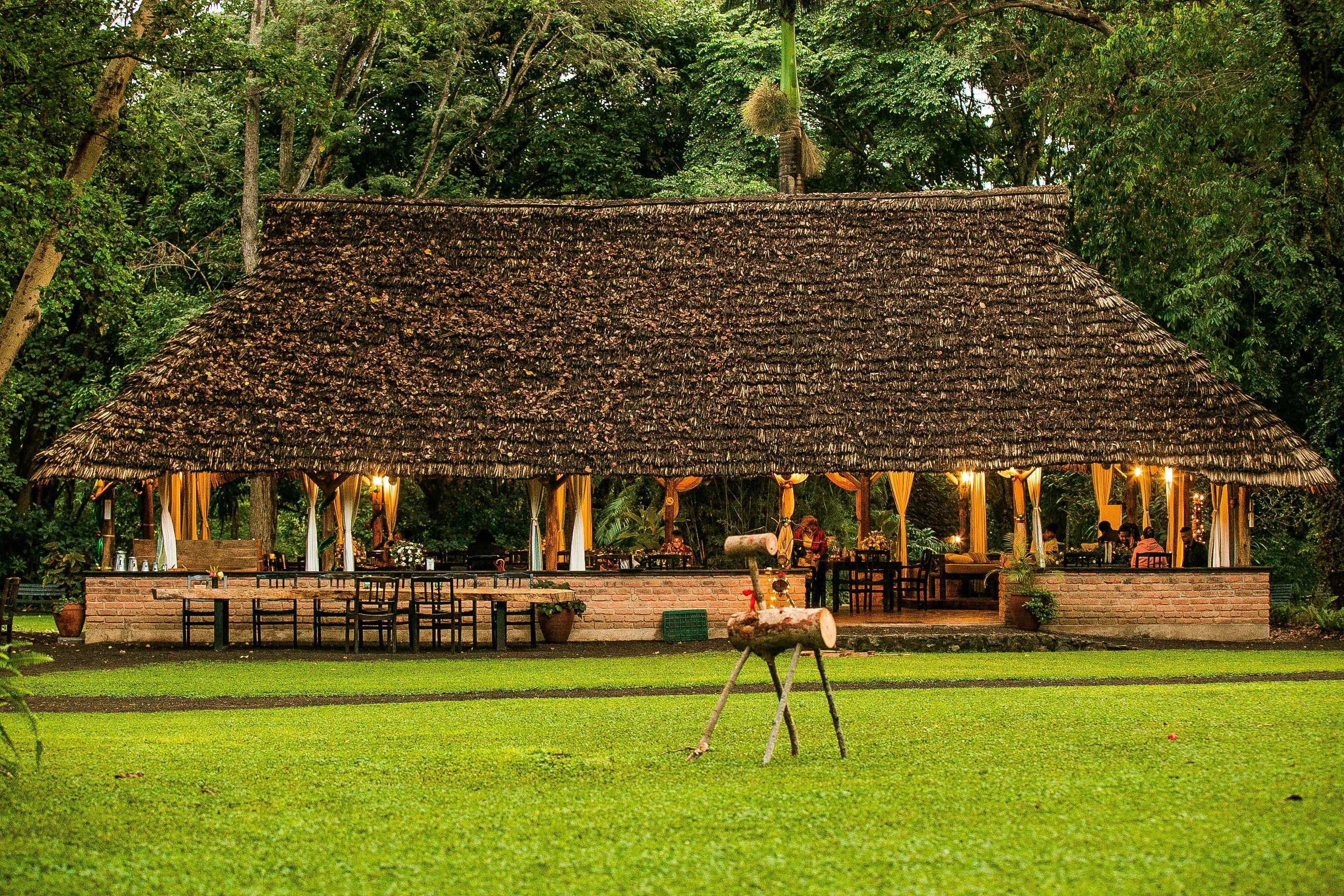 The Rustic Rendeers was such a masterpiece, as seen on the bistro terrace.