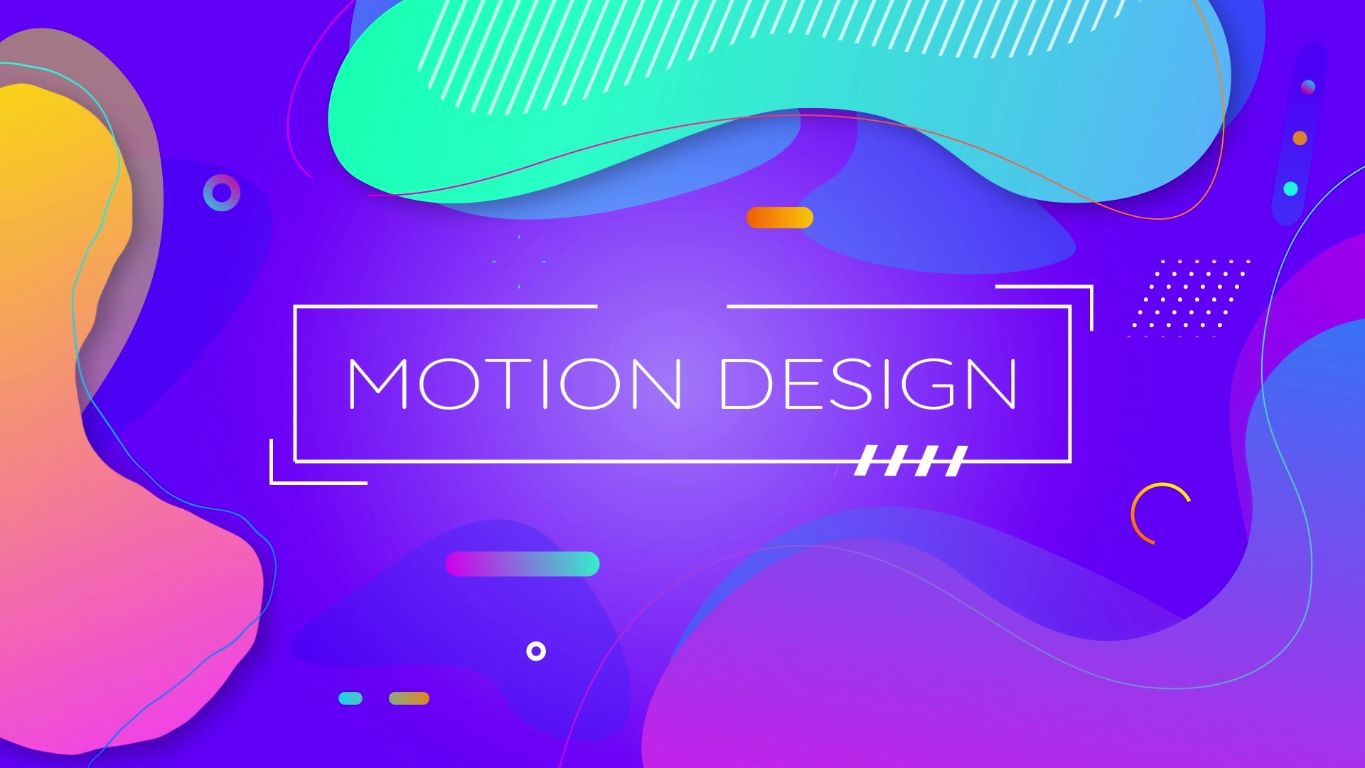 Cover picture of the audiovisual production "Motion Design"