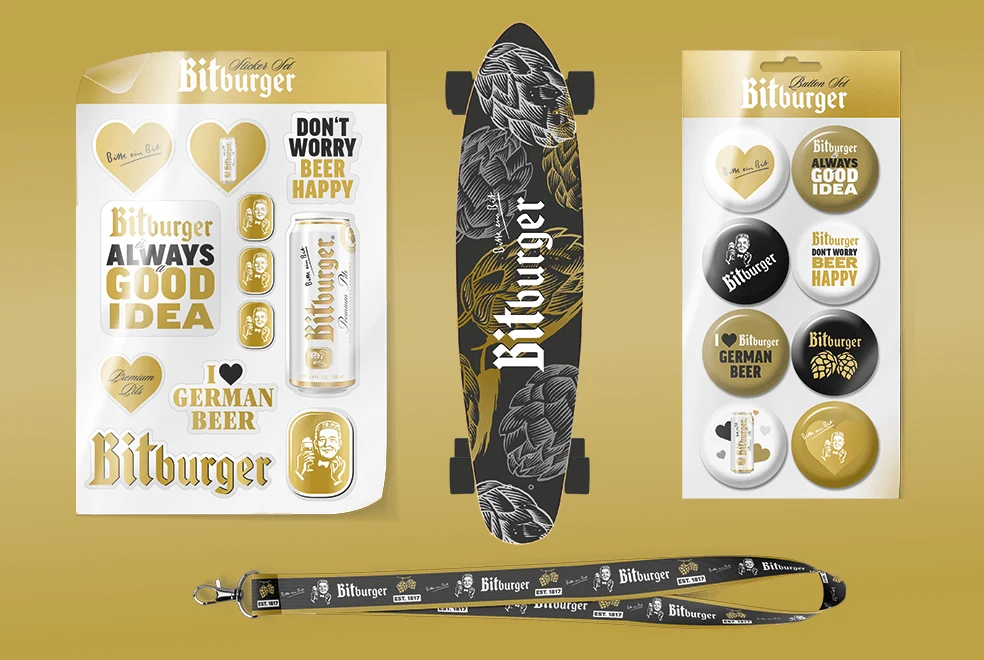 Bitburger International | Merch and Giveaways