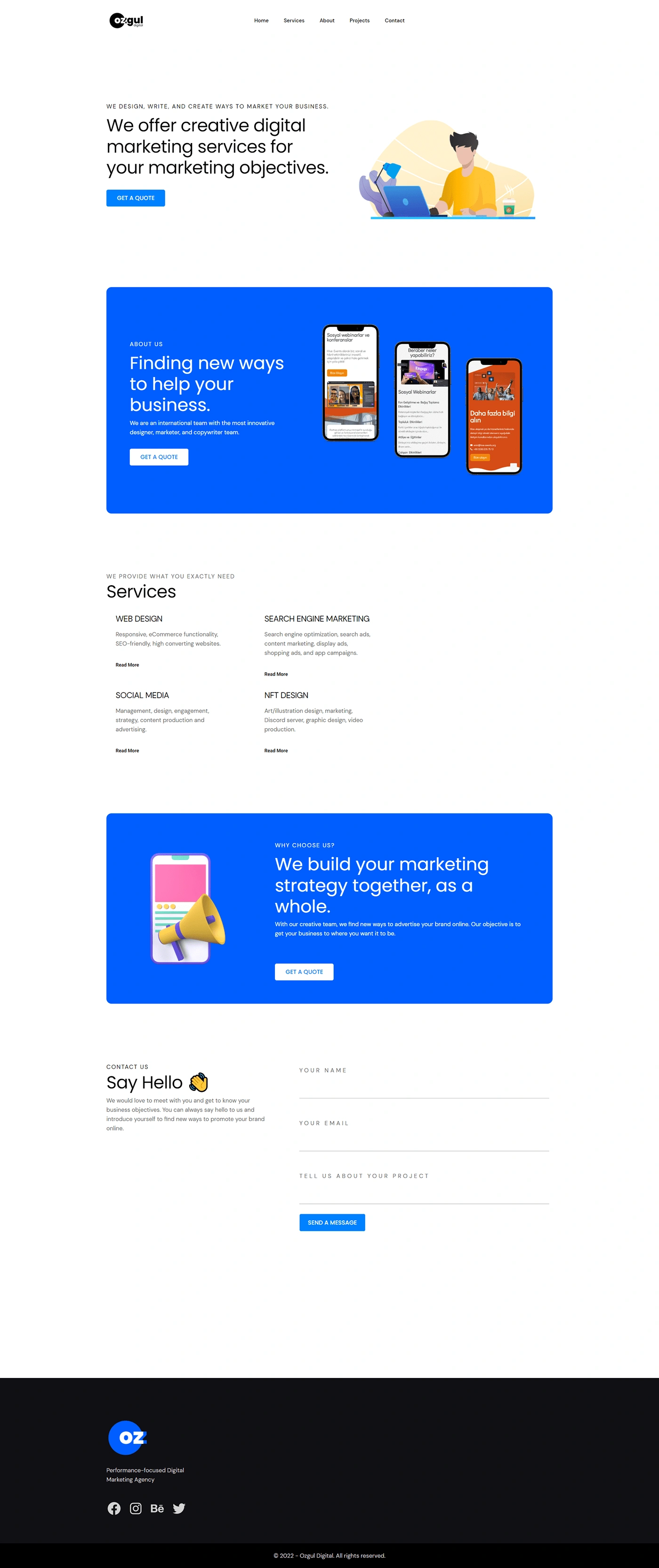 Landing Page Design