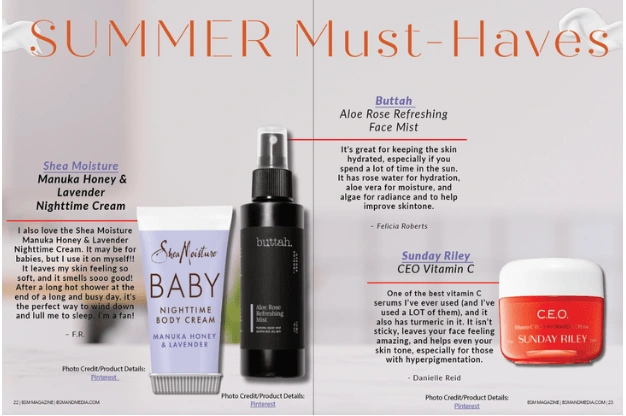 Inside feature: summer beauty must-haves 