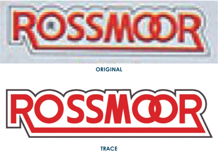 Rossmoor Logo - Vector Tracing