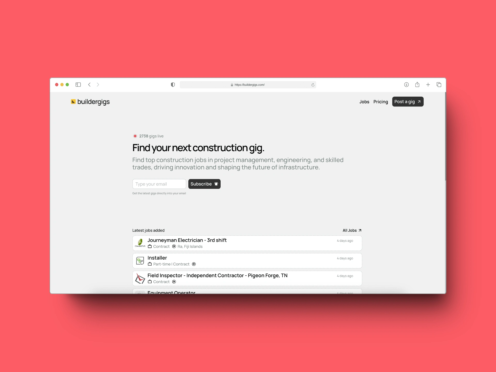 Landing Page