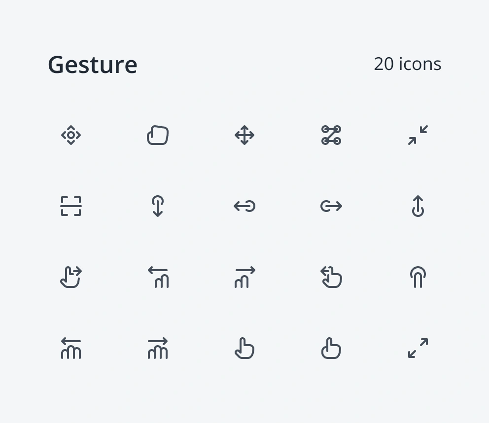 Gesture Icons