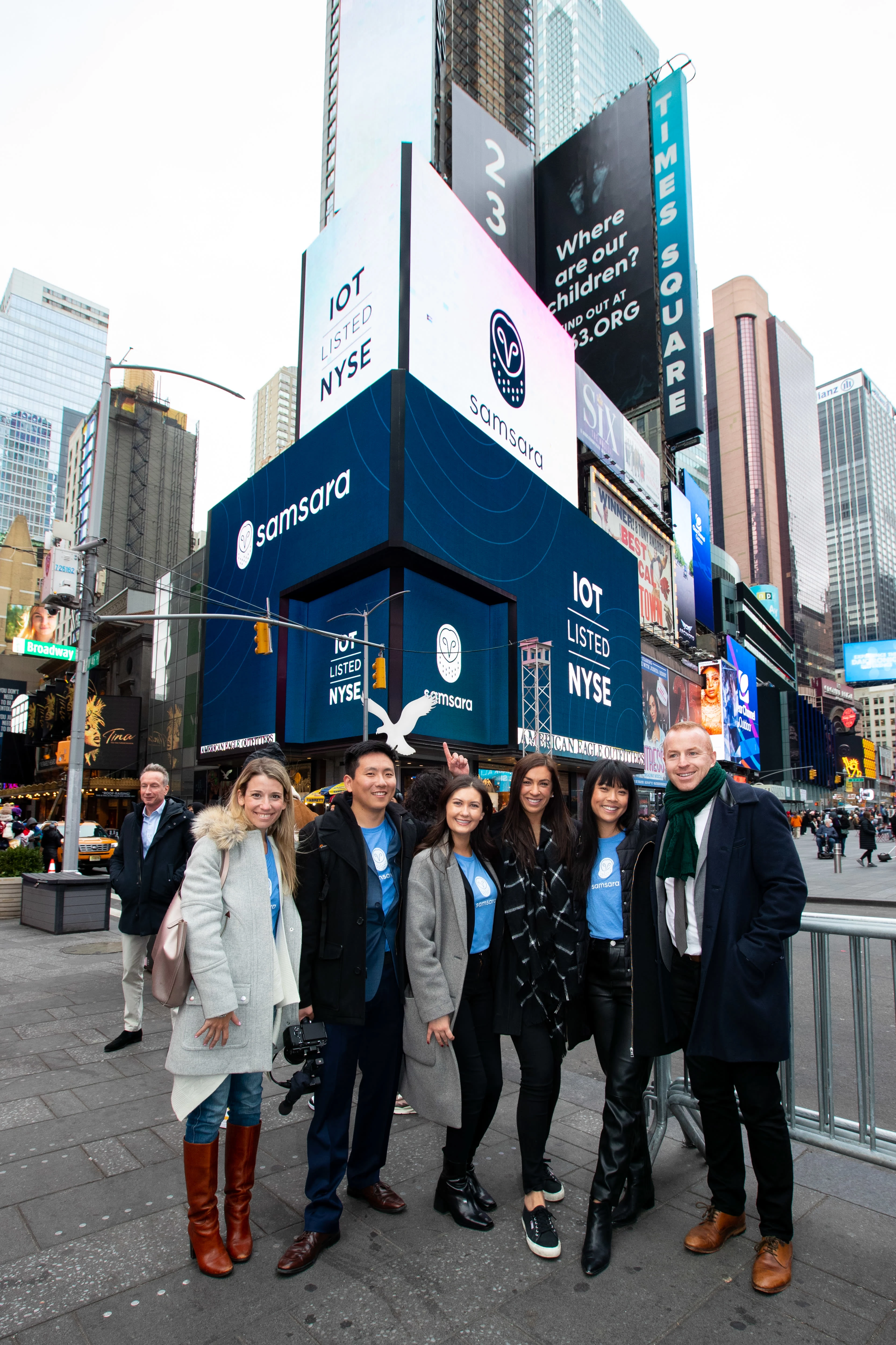 American Eagle Billboard in Time Square