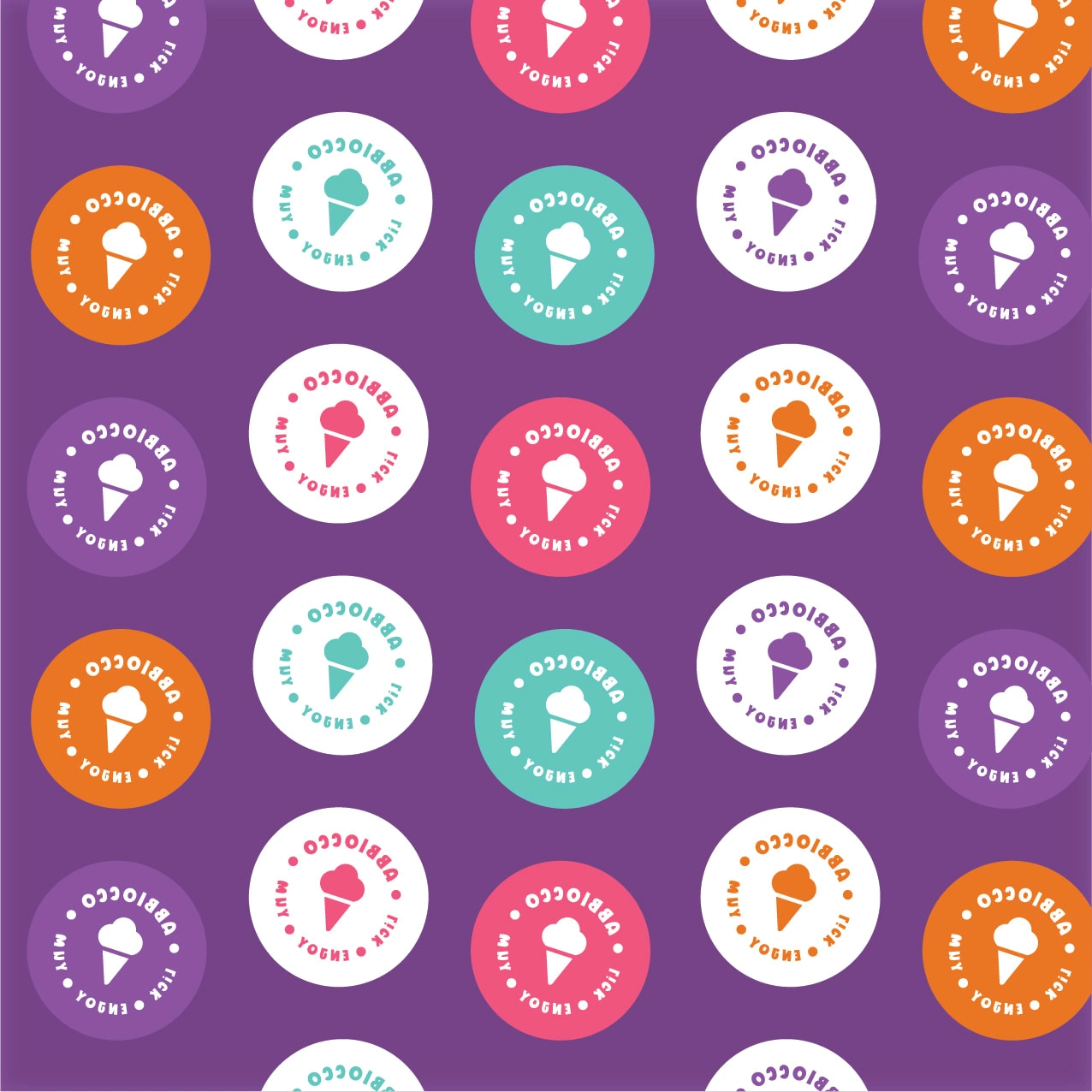 Sticker Badges with Flexibility to be Used as Fun Patterns too.