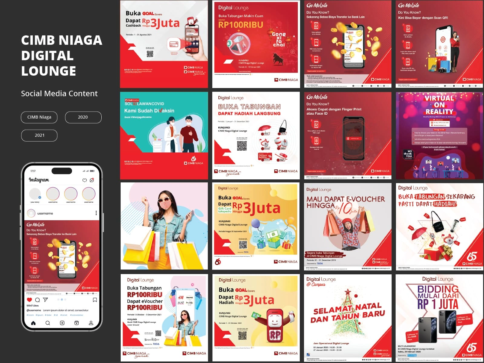 Social Media Design CIMB Niaga Digital Lounge